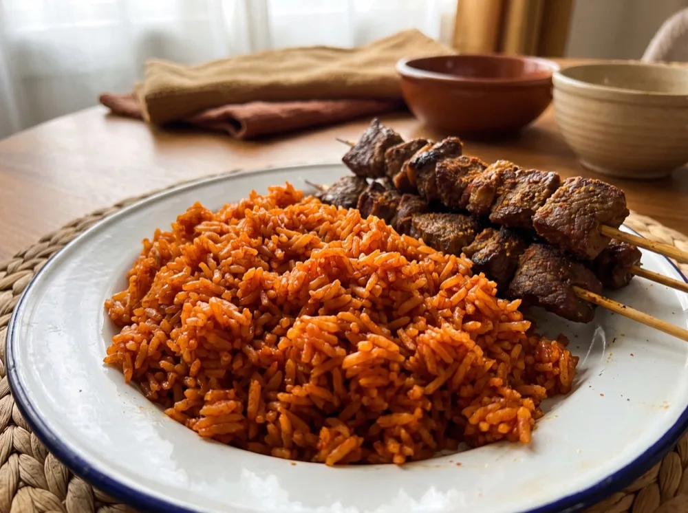 Nampan jollof pesta